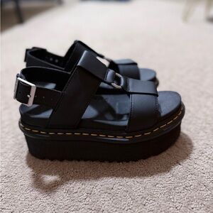 Dr. Martens Black Chunky Sandals